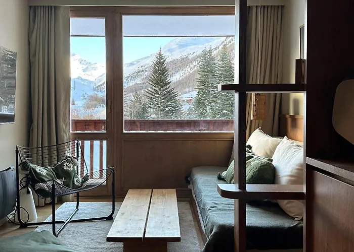 Les Barmettes Appart Renove Avec Vue, Parking Et Skis Aux Pieds